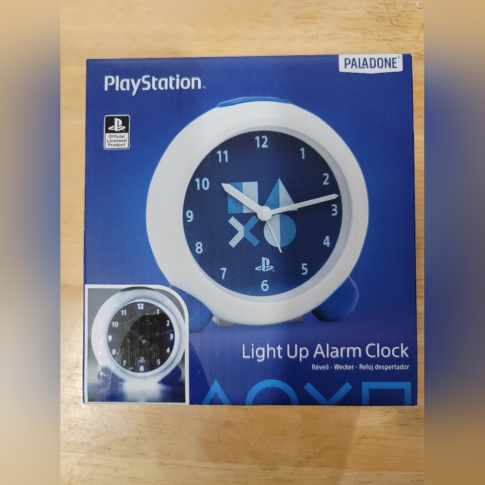 Sony Playstation Light Up Alarm Clock